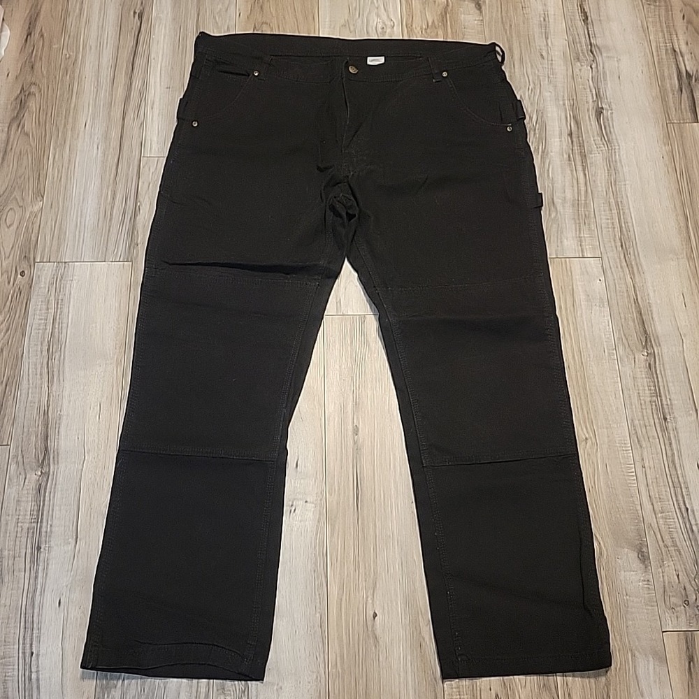 Vintage‎ Key Double Knee Carpenter Work Jeans Fits Sz 44x32 Black